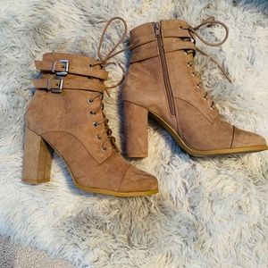 Steve Madden Lace- Up Booties